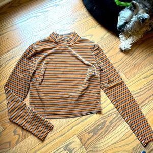 Forever 21 chenille mock crop